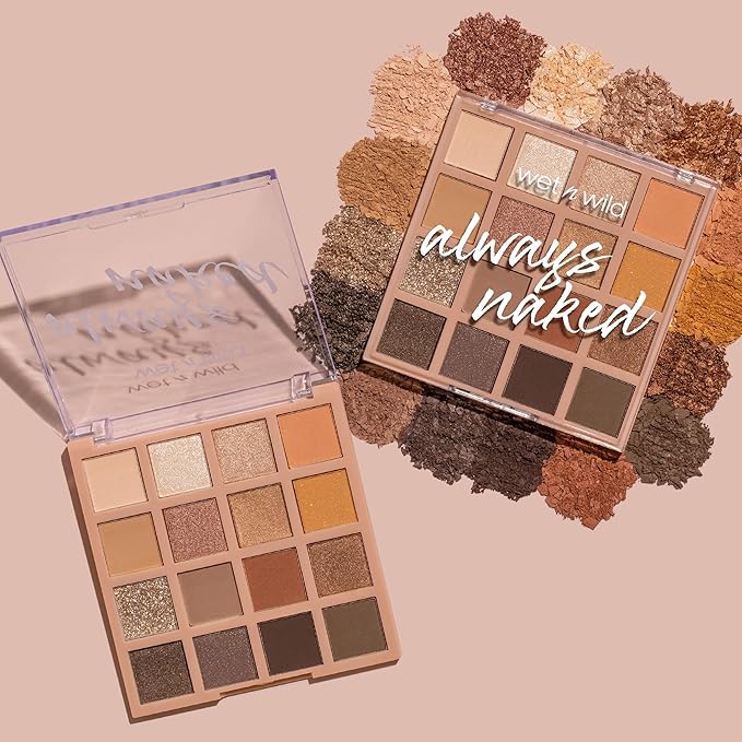 wet n wild Always Naked Palette, Nude Neutral Pigments,