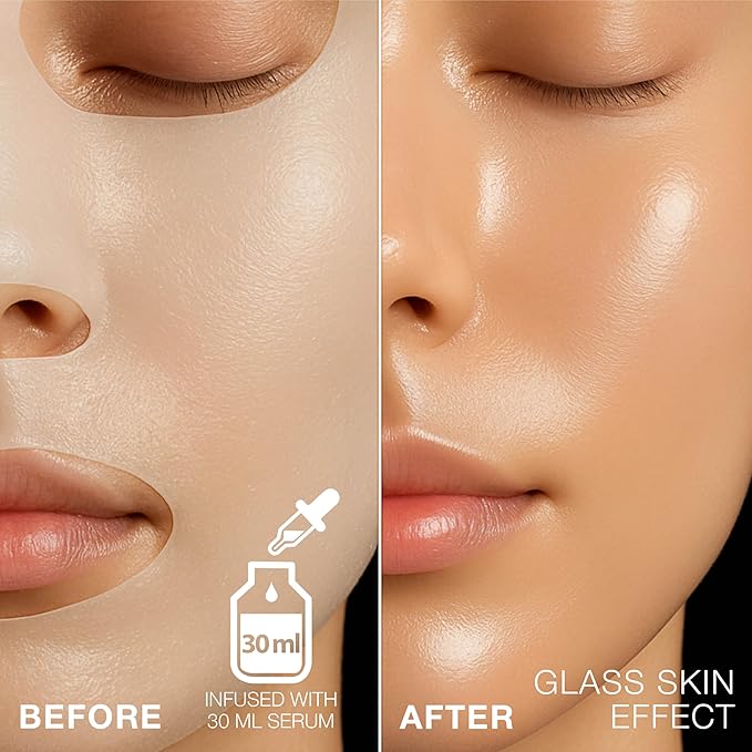 STARSKIN Close-Up 1x40g, Coconut Bio-Cellulose Firming Face Mask for all Skin Types, Face Lifting Korean Skincare Mask, Skin Elasticity Improvement and Rejuvenating Effect, K Beauty Skincare