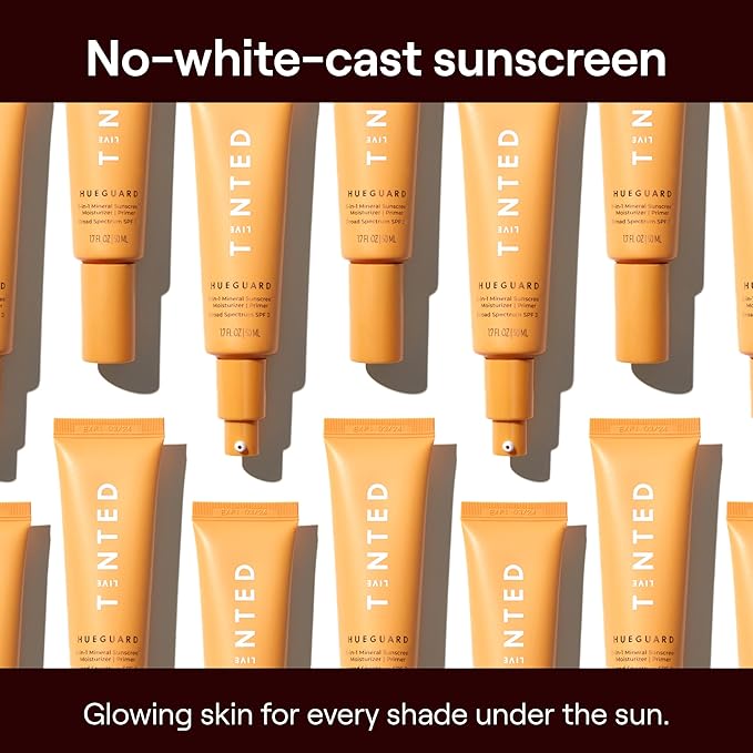 Live Tinted Hueguard® Jumbo 3-in-1 Mineral Sunscreen, Moisturizer, & Primer for Face and Body - Hydrate and Protect the Skin Year Round - SPF 30 to Protect Against UVA/UVB Rays, 5 Fl Oz