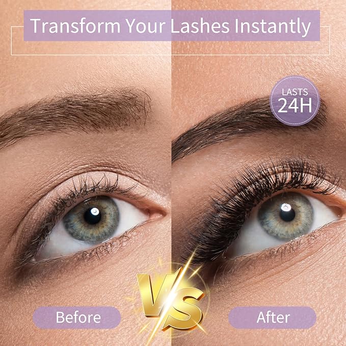 Heated Eyelash Curlers, Rechargeable Electric Eyelash Curler with Dual-Arc Design & 3 Adjustable Temperature - Safe Gentle Heated Lash Curler for Natural Curl Perfect Fit for Women F85