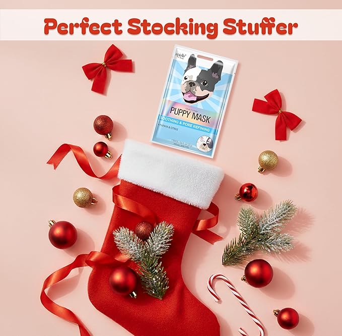 Epielle Character Face Mask Fuzzy Friends 12 Pack, Fun & Effective Korean Skin Care, Spa Party Favors, Stocking Stuffers, Birthday Gifts for Women, Thanksgiving Essentials