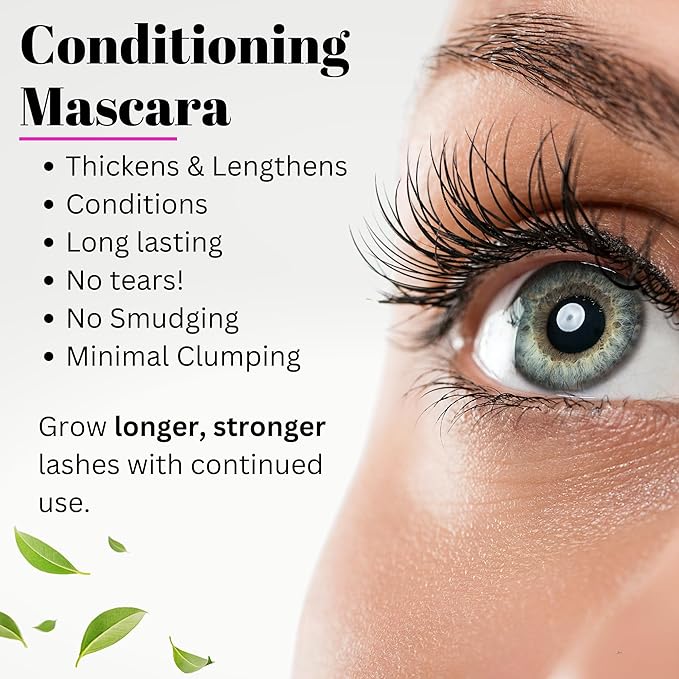 Better’n Ur Lashes Organic Mascara (BROWN) | 100% Natural | Made w Certified Organic Ingredients | Non GMO | Hypoallergenic for Sensitive Eyes | Length & Volume | Vegan | Cruelty Free