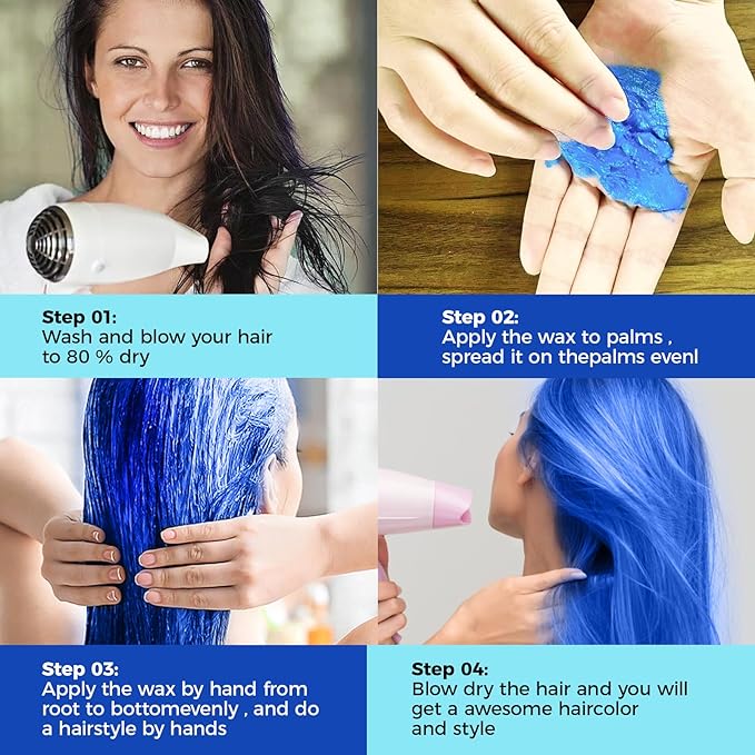 Temporary Hair Color Wax 4.23