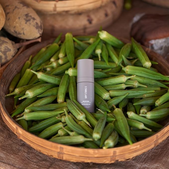 S'ABLE Labs - Okra Face Serum | Boost Elasticity, Stimulate Collagen, Replenish Skin Barrier | Retinoid + African Resurrection Plant | Melanin-Inclusive Skincare (30 mL | 1 fl oz)
