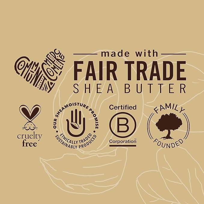 SheaMoisture Raw Shea Butter Deep Moisturizing Detangler for Dry, Damaged Hair, Hair Styling Product Formulated with Sea Kelp and Argan Oil 8 oz