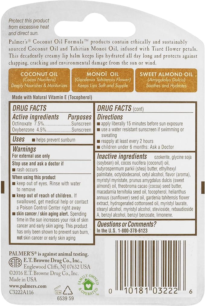 Palmer's Coconut Oil Formula Lip Balm