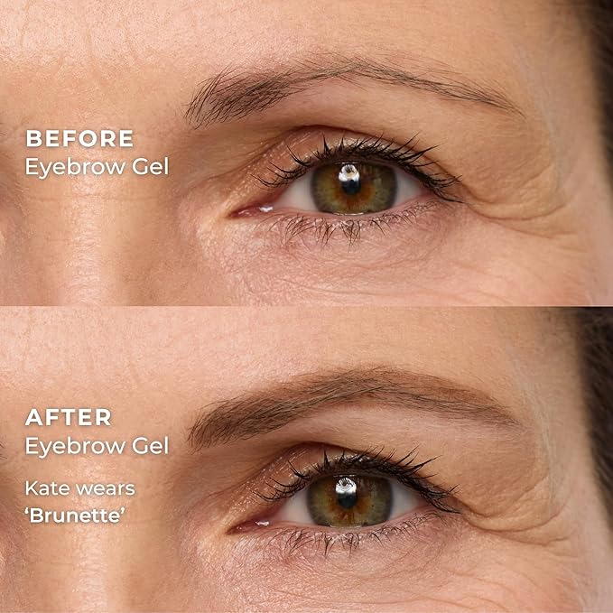 WUNDERBROW Eyebrow Gel, Waterproof, Smudgeproof, Lasts for Days, Shade: Brunette, Vegan and Cruelty-Free