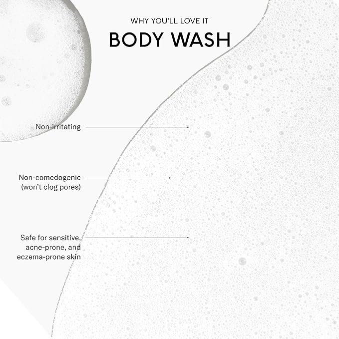 SEEN Body Wash Eco-Refill, Fragrance Free - Non-Comedogenic & Non-Irritating Body Wash- Dermatologist-Developed - Safe for Sensitive, Eczema & Acne Prone Skin