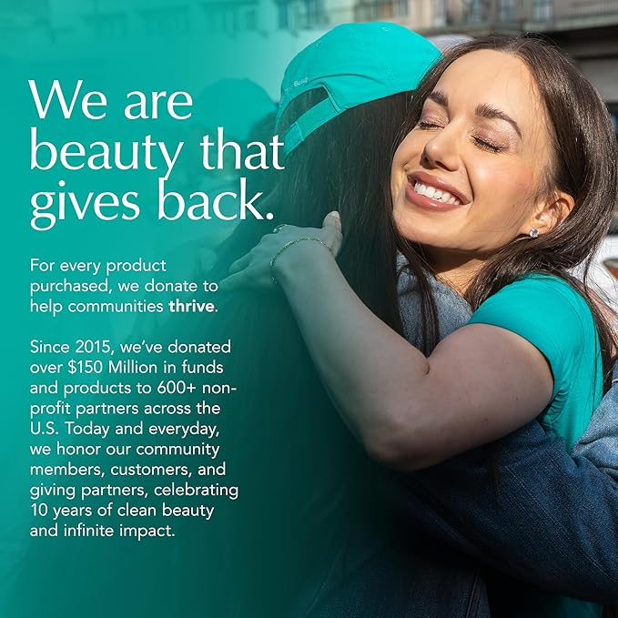 Thrive Causemetics Liquid Lash Extensions Mascara, Tubing Thrive Mascara Lengthening, Volumizing & Curling, Smudge Proof, Washable, No Clumping or Flaking, Vegan & Cruelty Free, Crystal (Brown Black)