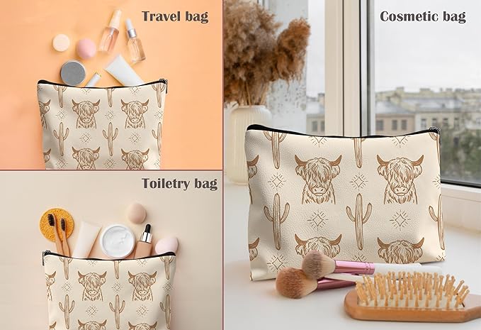 Western makeup bag,western gifts for