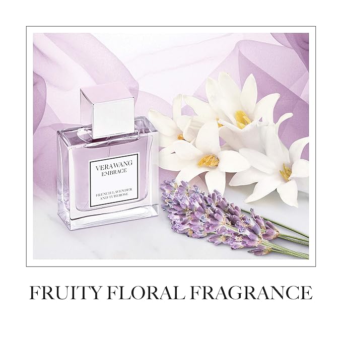 Vera Wang Embrace Eau De Toilette Spray for Women, French Lavender & Tuberose, 1 Fl Oz