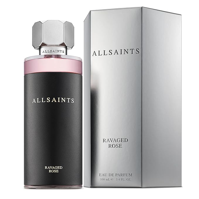AllSaints Ravaged Rose Eau De Parfum - Floral & Fruity Perfume with Rose Fragrance - Intense Unisex Perfume with Amber & Woods - Rich Fragrance for Daytime Wear - 100mL/3.4 fl oz