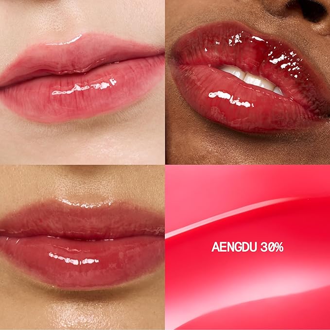 fwee 3D Voluming Gloss 30% (Sheer) | Aengdu 30% l High Shine, Non-Sticky Lip Gloss for Makeup | Long-Lasting, Moisturizing Gel Formula | 30%, 70% Pigment Options | 5.3g