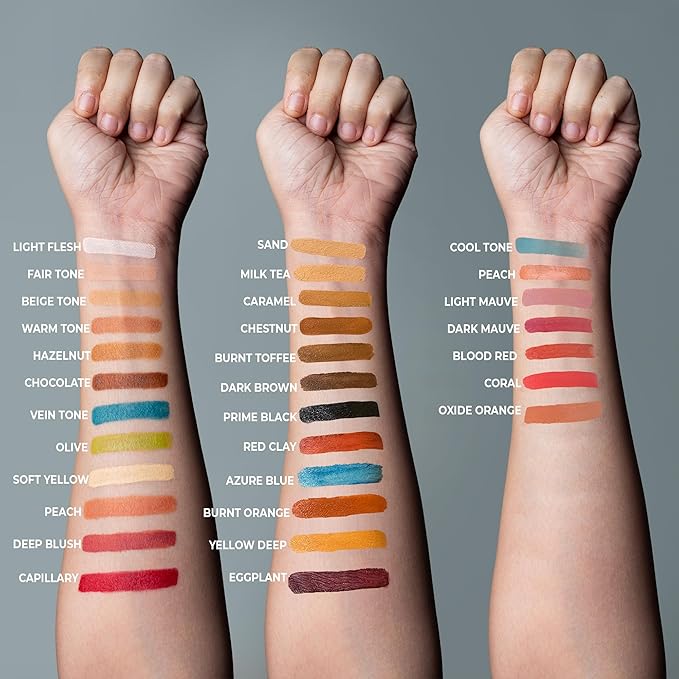 Narrative Cosmetics Alcohol Palette Refill Pans - Skin Tones - Olive