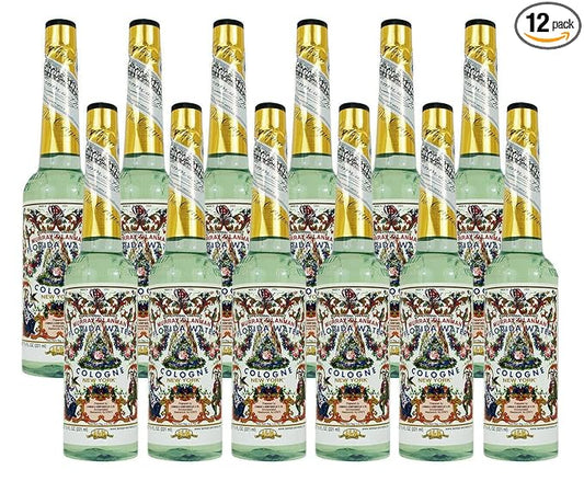 Murray & Lanman Florida Water (((12 Pack))) Cologne - Agua Florida -7.5 Fl. Oz.