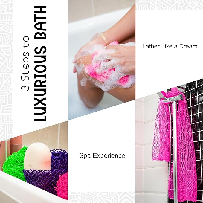 Afriki african net sponge exfoliating