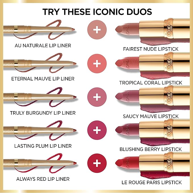 L'Oreal Paris Makeup Colour Riche Original Creamy, Hydrating Satin Lipstick, 860 Spice,1 Count (Pack of 2)