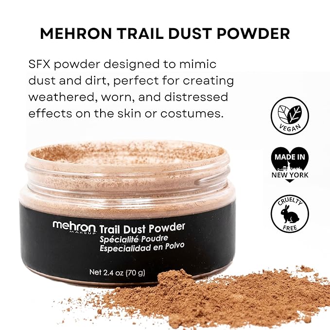 Mehron Makeup Special Effects Powder (2.4 ounce) (Trail Dust)