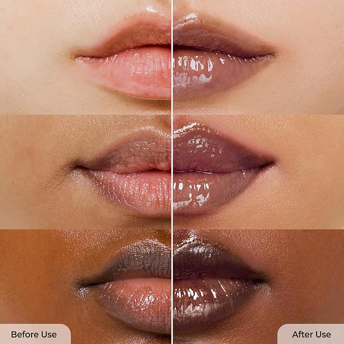 Laka Maxi Glayer Tint 3.8g/0.13oz., Glass Layer of Gloss, Ultra Glow & Vivid Layerable Pigments, High Shine Lip Oil, K-Beauty (#605 Skin)