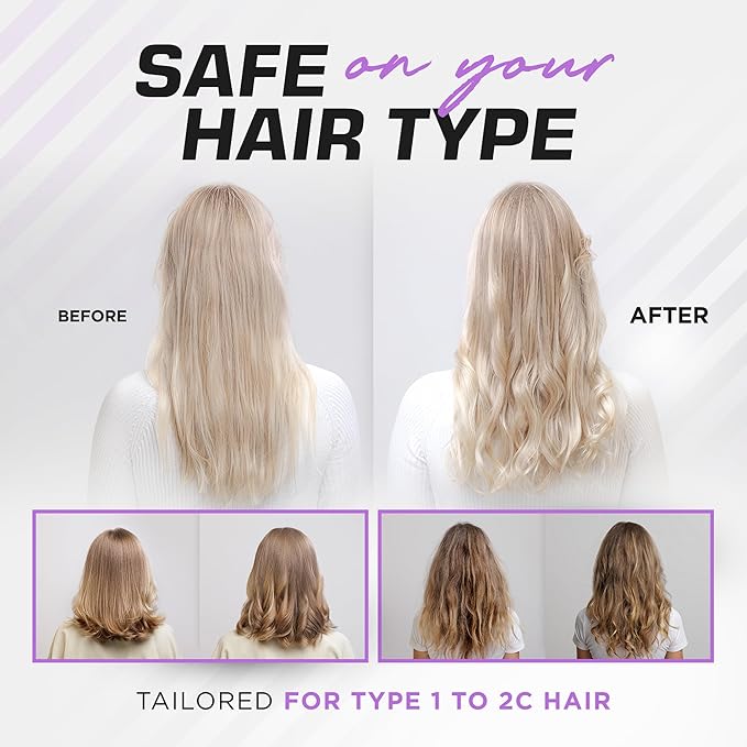 Fagaci Professional Round Brush with Natural Boar Bristle for Blow Drying, Nano Technology Ceramic + Ionic for Voluminous Healthy Hair Styling | Includes 4 Styling Clips