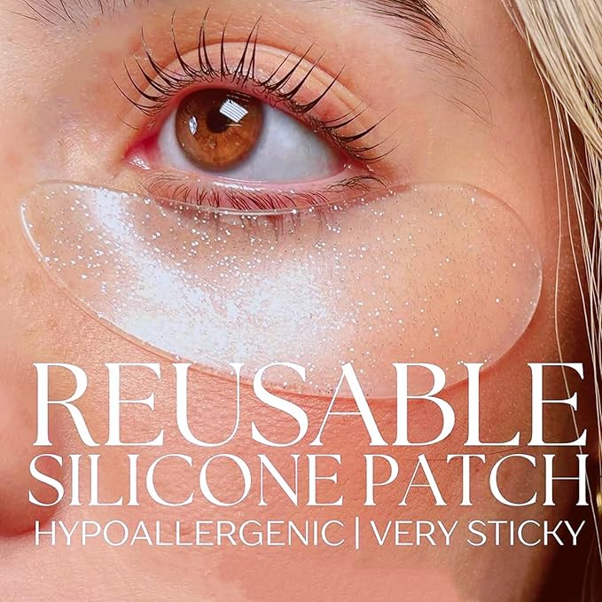 Under Eye Patches For Lash Lift Eyelash Extension Durable Gel Eye Pads Separate Upper & Lower Lashes Sticky Gel Eye Patch - Moon Shape Fit Eyelids Eyelash Mask Cover 4 Colors