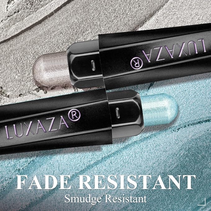 10PCS Neutral Eyeshadow Stick Makeup Set, Matte Cream Eye Shadow Eyeliner Brightener Pencil Crayon - J1 Mint Chocolate