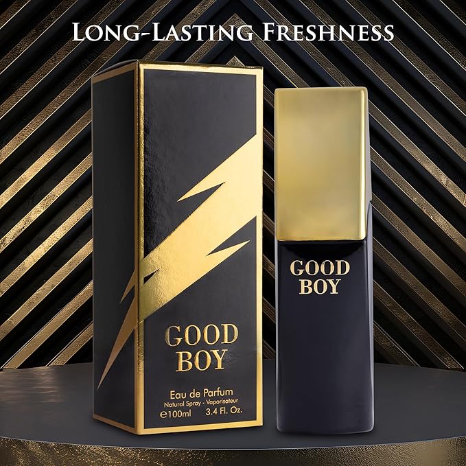 URBAN COLLECTION Bold Boy Eau De Parfum 3.4 fl oz – Fresh Citrus, Spice & Amber Scent – Italian Bergamot & Pink Pepper – Tonka Bean Base – Vegan, Cruelty-Free, Paraben Free – 100ml Elegant Bottle