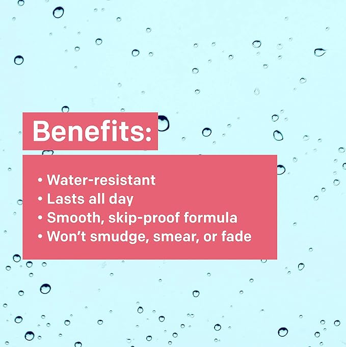 Almay Liquid Eyeliner, Waterproof, Fade-Proof Eye Makeup, Easy-to-Apply Liner Brush, Stocking Stuffer for Women, 221 Black, 0.1 Oz