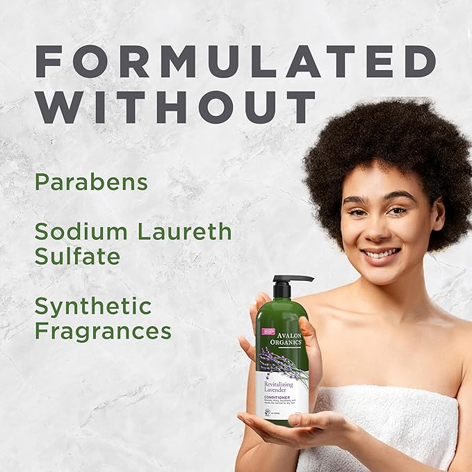 Avalon Organics Conditioner, Nourishing Lavender, 32 oz