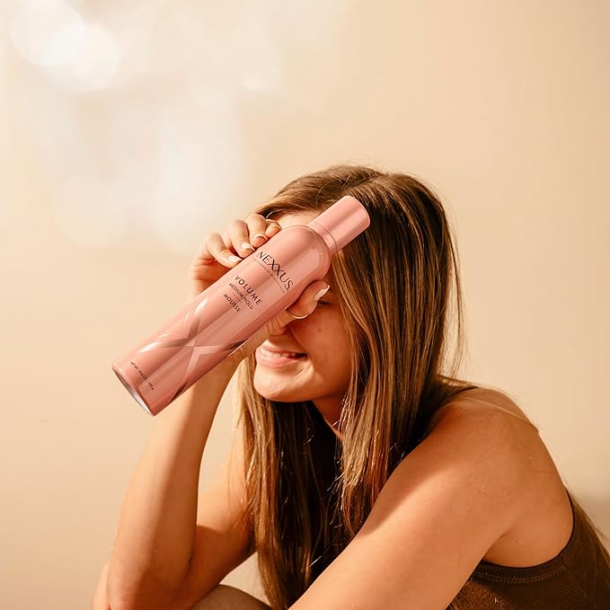 Nexxus Medium Hold Mousse Volume for a Light, Flexible Hold, with StyleProtect Technology 10.6 oz