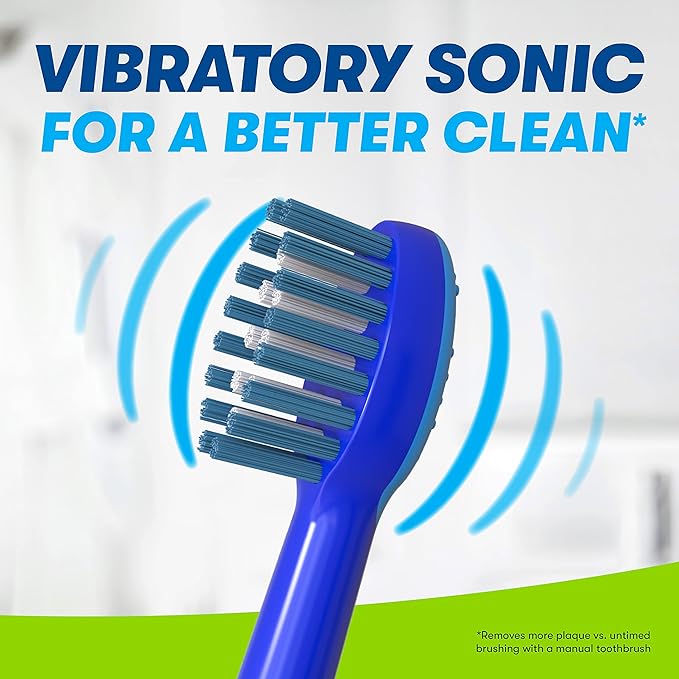 FIREFLY Play Action Sonic The Hedgehog Toothbrush Kit, Interactive Battery Operated Toothbrush with Lights, Music and Games, Batteries Included, Ages 3+