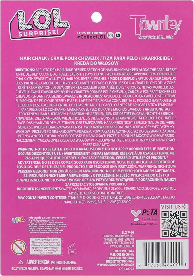 Townley Girl L.O.L Surprise! Temporary