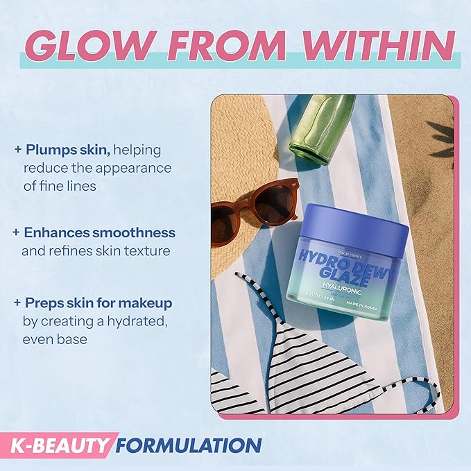 Hyaluronic Acid Day Cream - Dermatologist Tested, Anti-Aging, Korean Skin Care, Hydrates & Smooths Dry Skin, Improves Texture & Firmness - Clean Beauty, Vegan, Non-GMO - 1 Pack