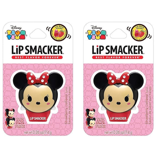 (2 Pack) Lip Smacker Balms, Limited Edition, Strawberry Lollipop Flavor Y