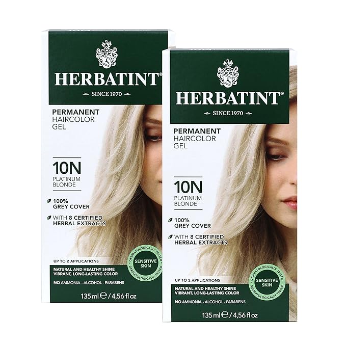Herbatint Permanent Haircolor Gel, 10N