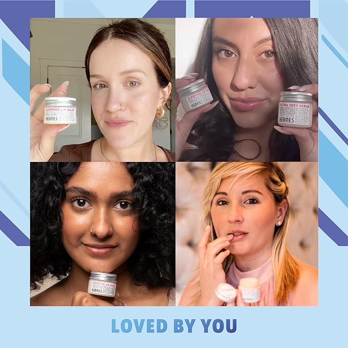 100% Natural Lip Scrub for Soft,