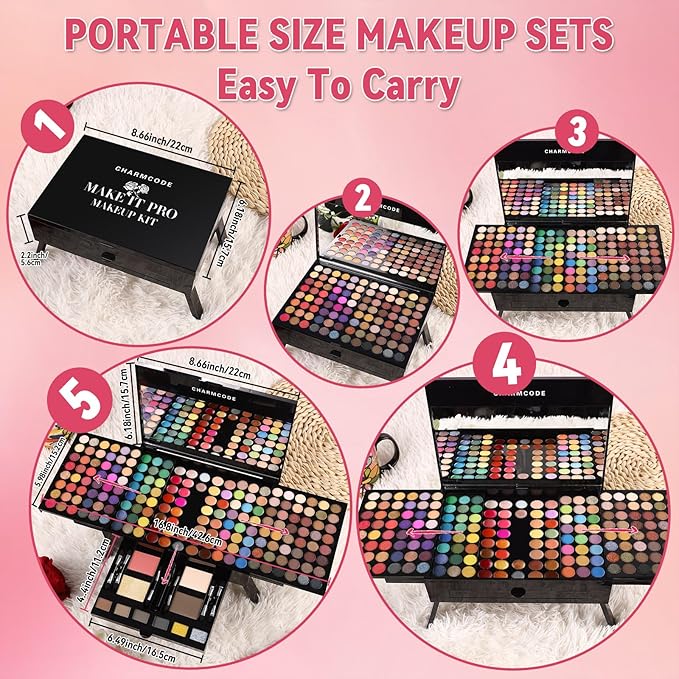 CHARMCODE 190 Colors Cosmetic Make up