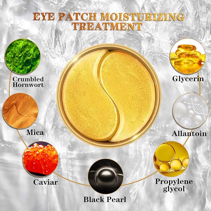 Under Eye Patches-240 Pcs-Four Color Eye Mask For Reduce Dark Circles,Eyes Bags,Puffy,Wrinkles,Gel Eye Mask Skincare