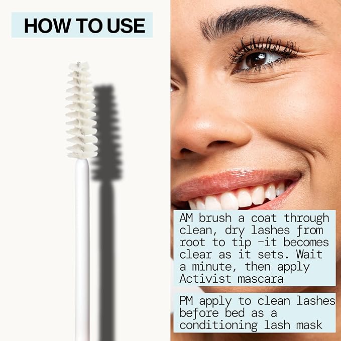 Pacifica Beauty, Activist Volume & Curl Black Mascara, Vegan Collagen Lash Serum & Clear Mascara Primer, Lengthening + Volumizing, Clean Makeup, Glass, Value Pack, Silicone Free, Vegan & Cruelty Free