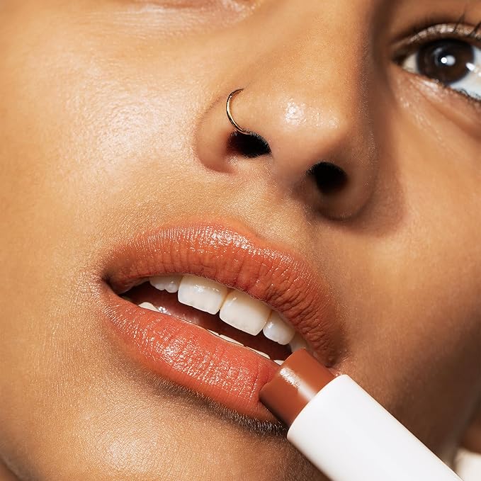 Melixir Vegan Lip Butter #12 Caramel(Tinted) (+11 more colors) 0.13oz, Bee Free, Petrolatum Free, Deep Nourishing Plant-Based Vegan Chapstick, Vegan Lip Balm for Dry, Cracked and Chapped Lips