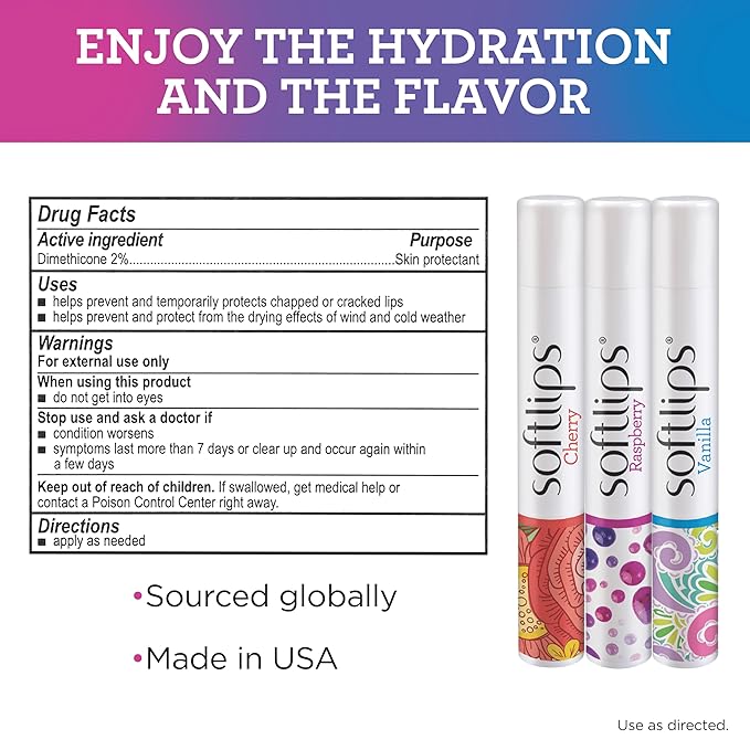 Softlips Slim Sticks Classic Flavor Pack