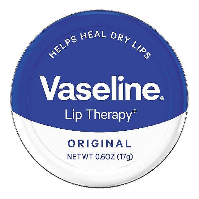 Vaseline Lip Therapy Lip Balm Tin, Original, 0.6 oz