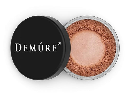 Demure Mineral Blush Makeup (Mocha Rose), Loose Powder By Demure