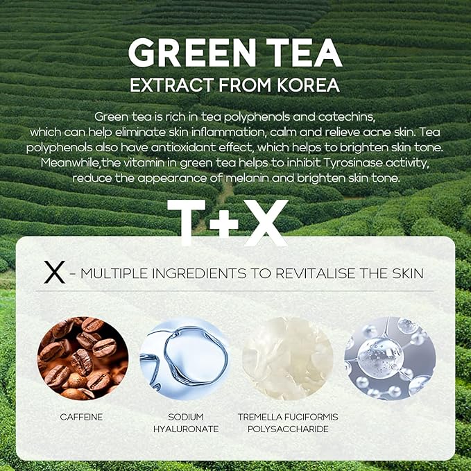 Akary green tea eye serum