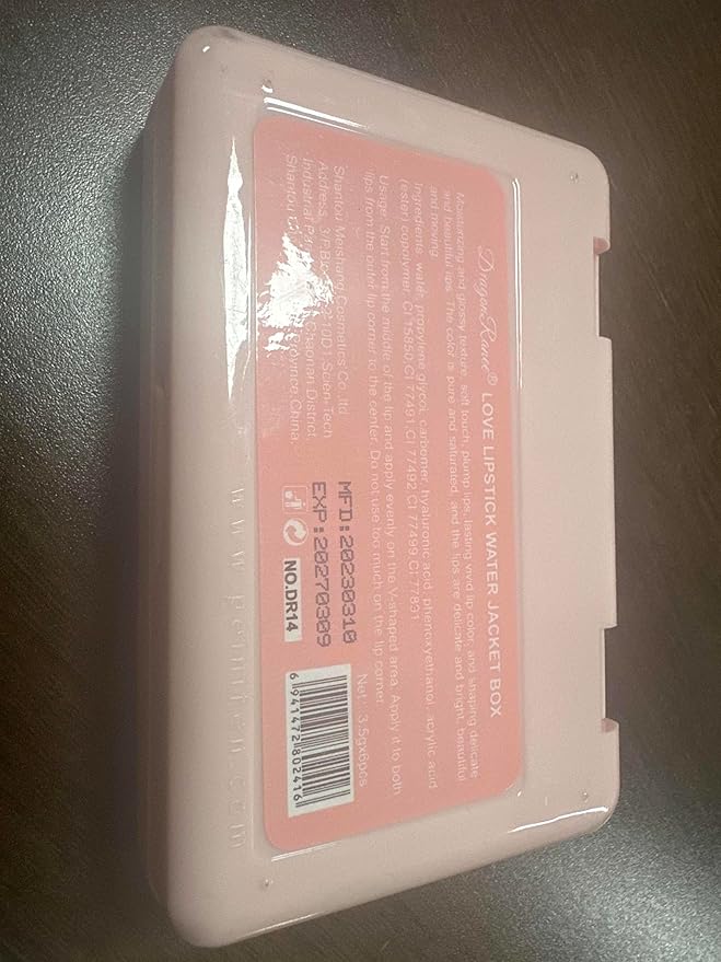 Miniling 6 Colors Lip Tint Stain Set，Korean Gloss Plumping Mini Liquid Lipstick，Multi-use and Cheek Tint，Long lasting Non-Stick Cup Waterproof, High Pigment, Vivid Color, Makeup, 1.0 Count