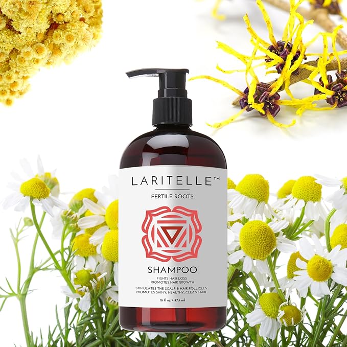 Organic Shampoo 17 oz + Conditioner 16 oz | Prevents Hair Loss, Promotes Hair Growth | Ayurvedic Herbs, Lavender, Ginger & Rosemary | NO GMO, Sulfates, Gluten, Alcohol, Parabens, Phthalates