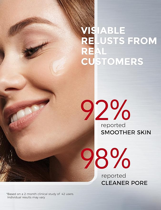 Exfoliating Face Scrub: Gentle Face Exfoliator Peeling Gel with PHA & AHA, Niacinamide - Chemical Exfoliant Peel Shot for Dead Skin Cells, Blackheads, Sebum Control & Pores Care 7.05OZ