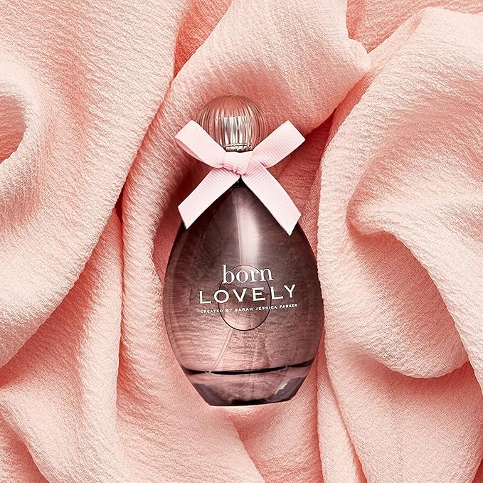 SJP Born Lovely Lush, Sweet, Elegant Amber Floral Eau De Parfum Spray Fragrance for Women - Mandarin, Peony, Honeysuckle, and Freesia - Intense, Long Lasting Scent - 1 oz