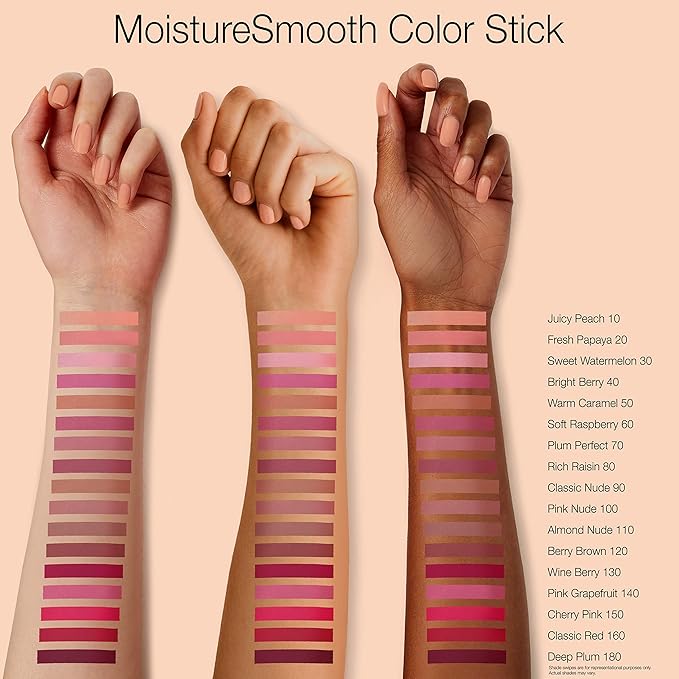 Neutrogena MoistureSmooth Color Stick, 100 Pink Nude, 0.11 Oz