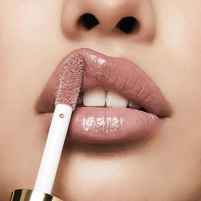 Milani Lip Gloss, Keep It Full Nourishing Lip Plumper with Hyaluronic Acid & Peptides for Soft, Fuller-Looking Lips (0.13 Fl. Oz.) Soft Rose